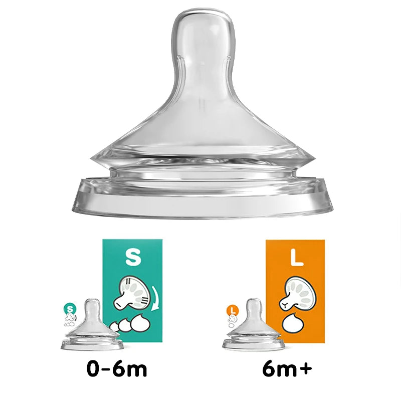 MAMIJOY Baby Pacifier 4PCS PP Round Head Cross Hole Food Grade Silicone For 0-6 Month Newborn Pacifier Baby Nipple BPAFREE BY05