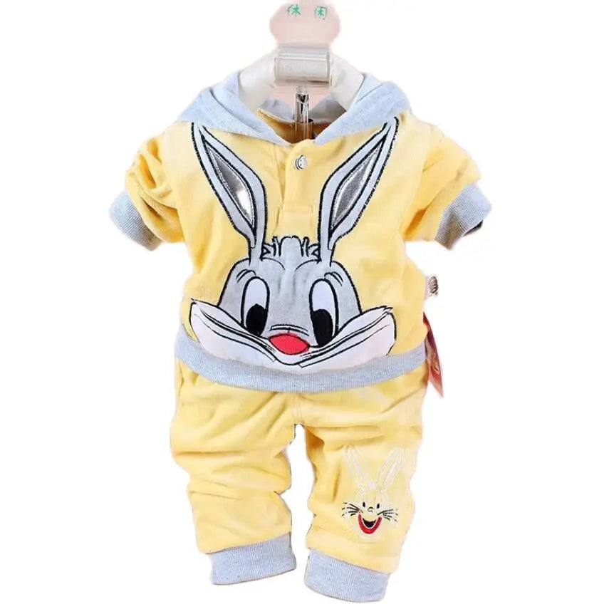 Newborn Clothes Autumn Winter Baby Boy Clothes Sets Children Clothing Sets Kids Girls Sport  T-shirt+PantsKeep warm Outfit Suit