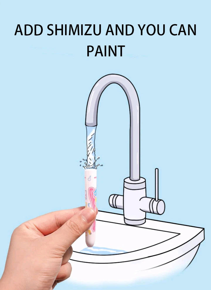 Montessori Toys Reusable Coloring Book Magic Water Painting Book Magic Book Children's Sensory Learning Early Education Toys