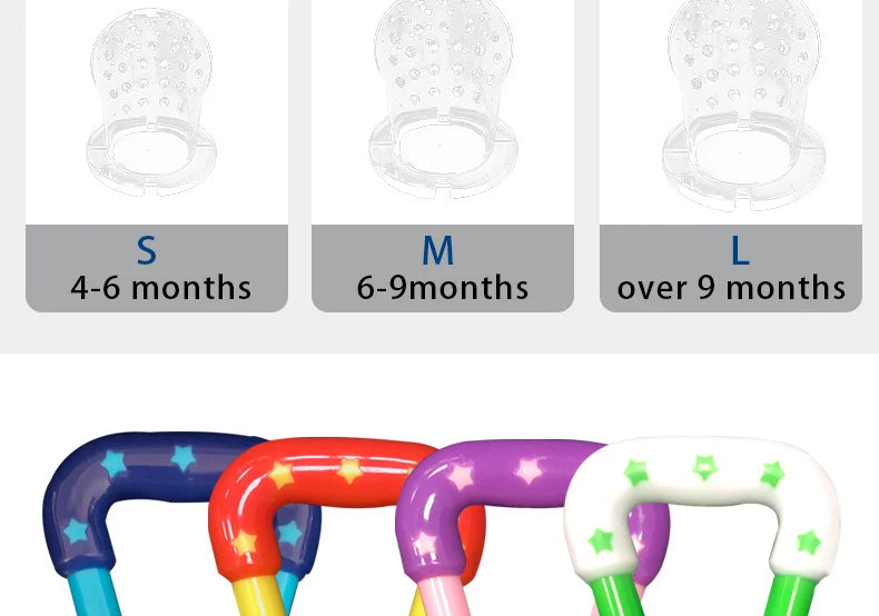 Baby Nipple Fresh Food Nibbler Infant Nipple Soother Toddler Pacifier Feeder For Fruits Food Feeding Pacifier Bottles