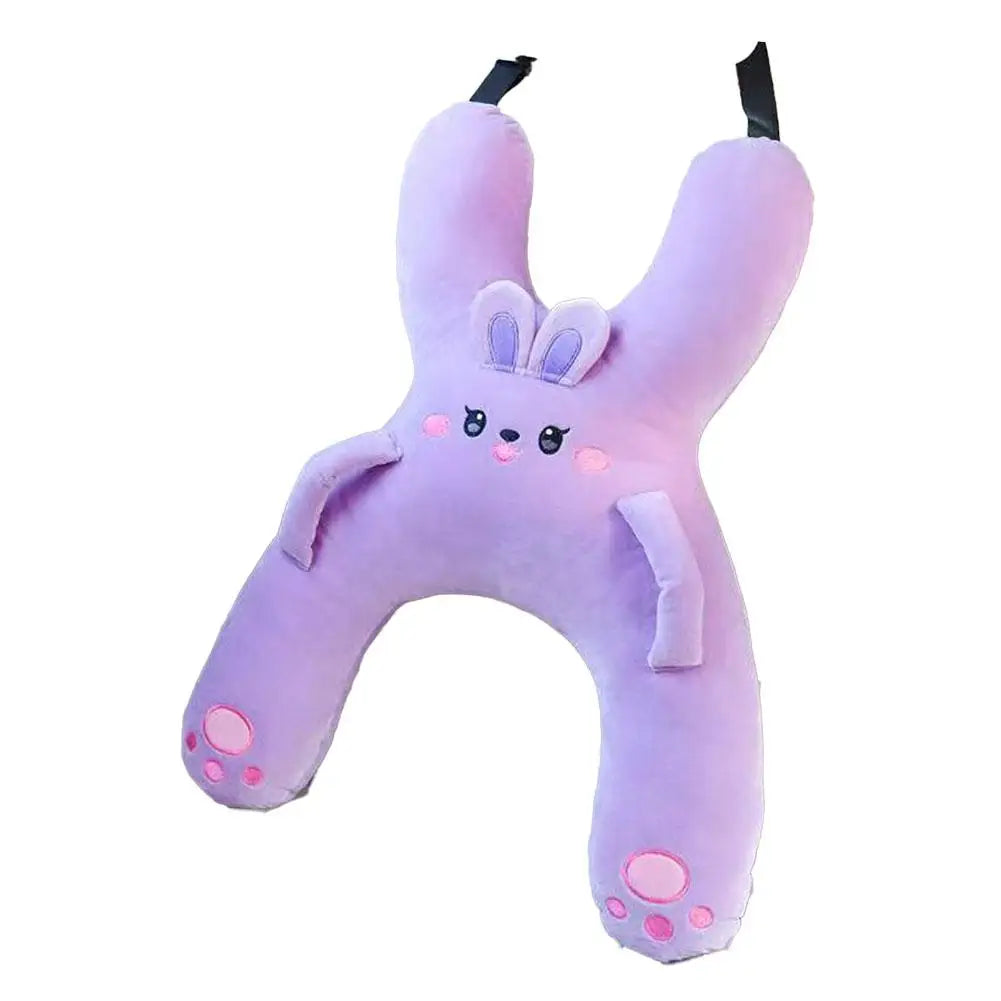 Car Children's Pillow Comfortable And Breathable Car Waist Pillow Child Cute Sleeping Car-Mounted Headrest Cartoon Support B0N1