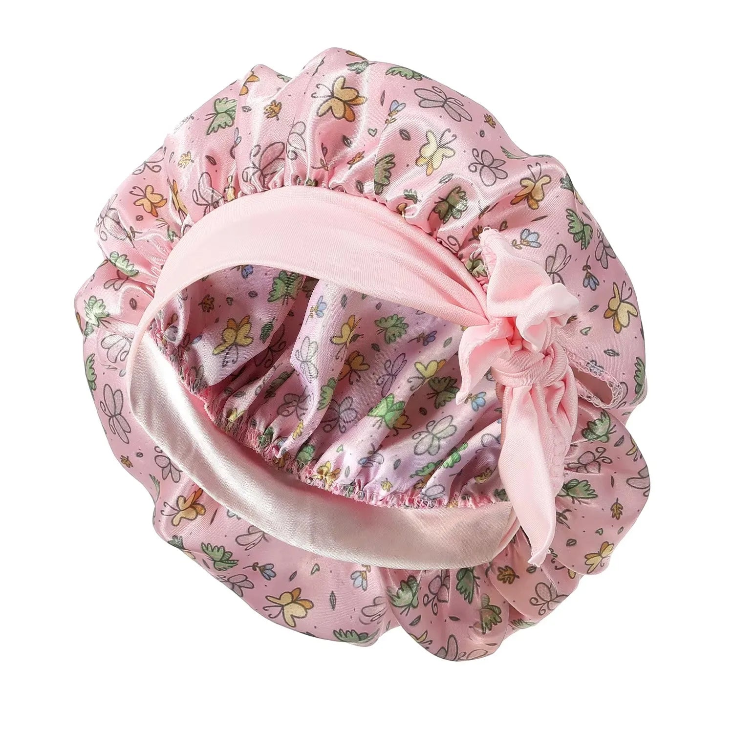 Satin Bonnet for Baby Hair Care Night Sleep Silk Beanie Hat Newborn Baby Girls Children Sleeping Bonnets Cap Kids Cooking Hat