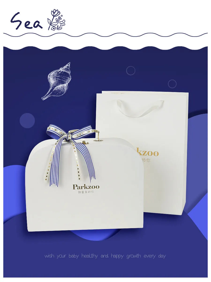 Spring and Summer Newborn Children Meet Gift Box Baby Full Moon Clothes 100 Days New Year Gift Supplies Daquan Newbaby Set