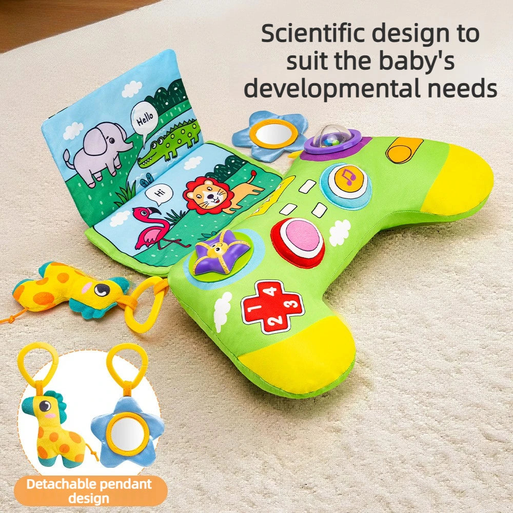 1Pc Soft U-shaped Baby Tummy Pillow, comfy head lifting training cushion, fun play mat and practical gift for newborns