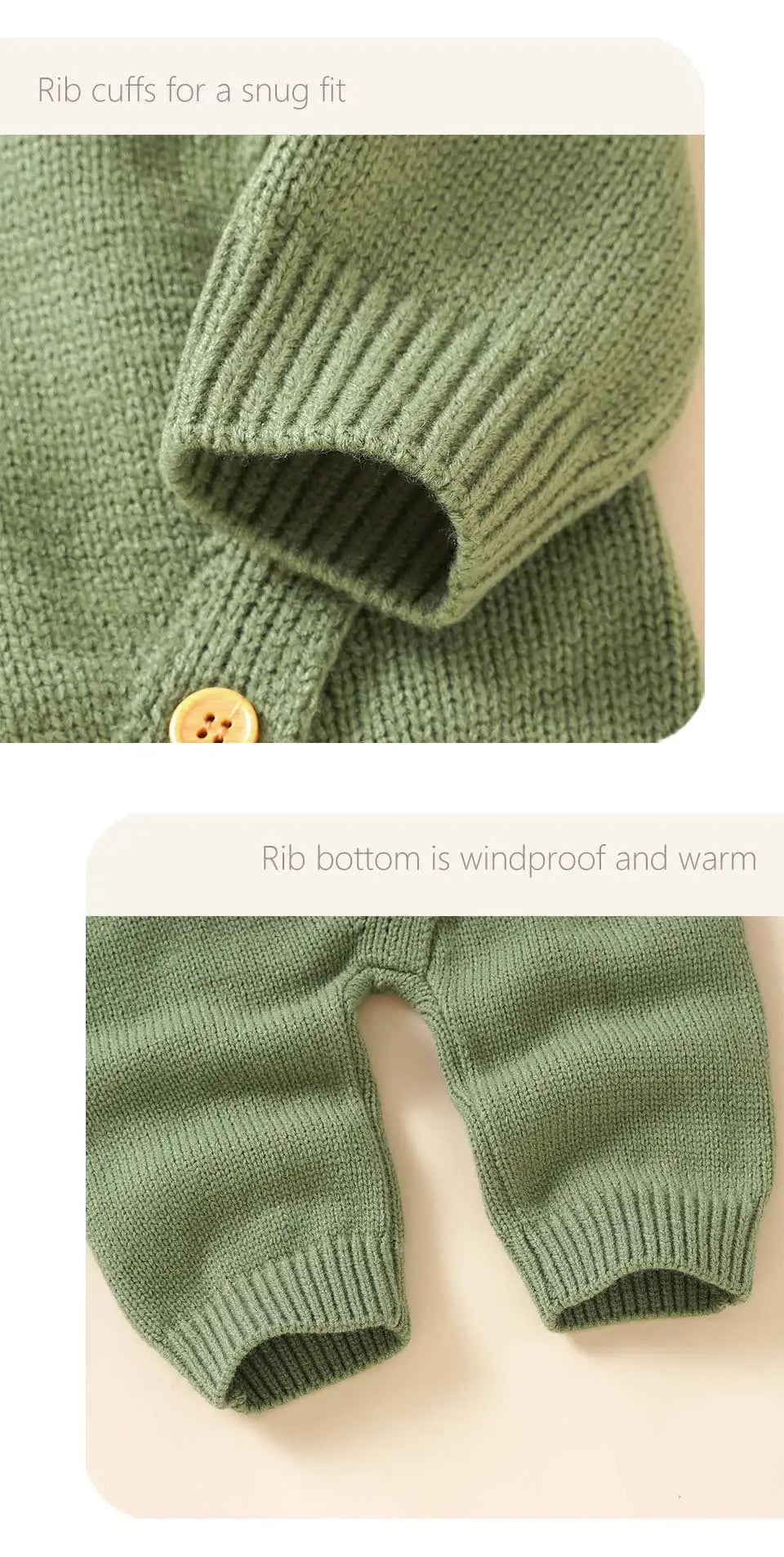 Baby Rompers Clothes Spring Autumn Solid Full Sleeve Knitted Newborn Infant Boys Girls Jumpsuits Hats Outfits Sets 0-18m Costume