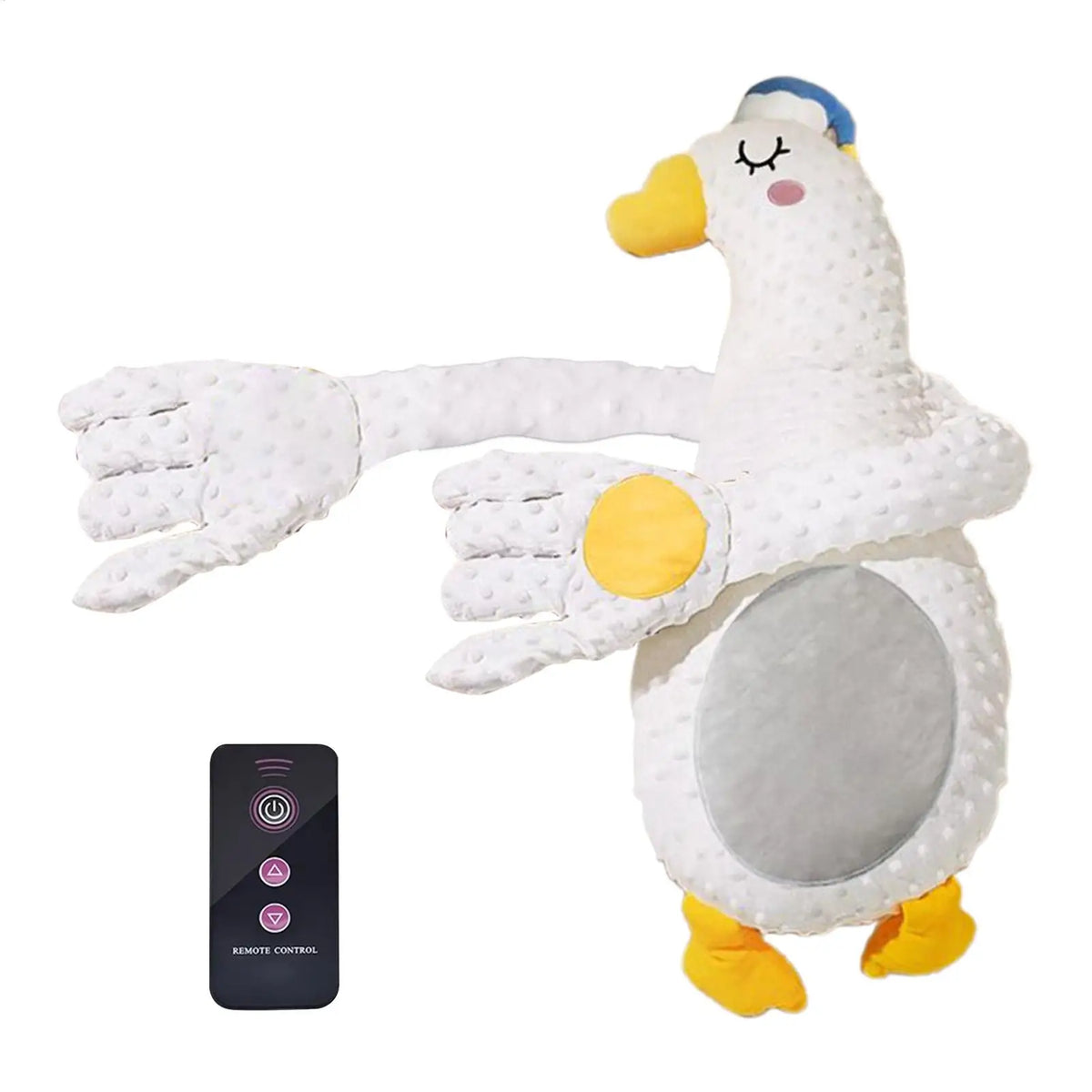 Remote Control Electric Baby Sleep Toy Baby Sleep Aid Companion Cartoon Patting Patter Cartoon Baby Sleep Aid Soother Pillow