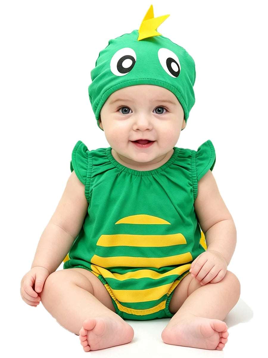 Halloween Costumes for Baby Boys Girls Snowman Dinosaur Chef Cowboy Rompers Short Infant Toddler Birthday Photograph Fancy Dress