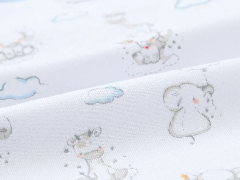 100% Cotton Newborn Autumn & Winter Long-sleeved Rompers Set 0-12M Baby Clothes Set Bodysuits One-Pieces Winter Baby Clothes