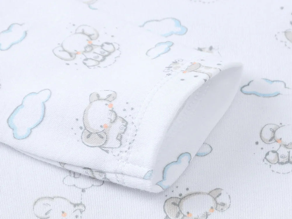 100% Cotton Newborn Autumn & Winter Long-sleeved Rompers Set 0-12M Baby Clothes Set Bodysuits One-Pieces Winter Baby Clothes