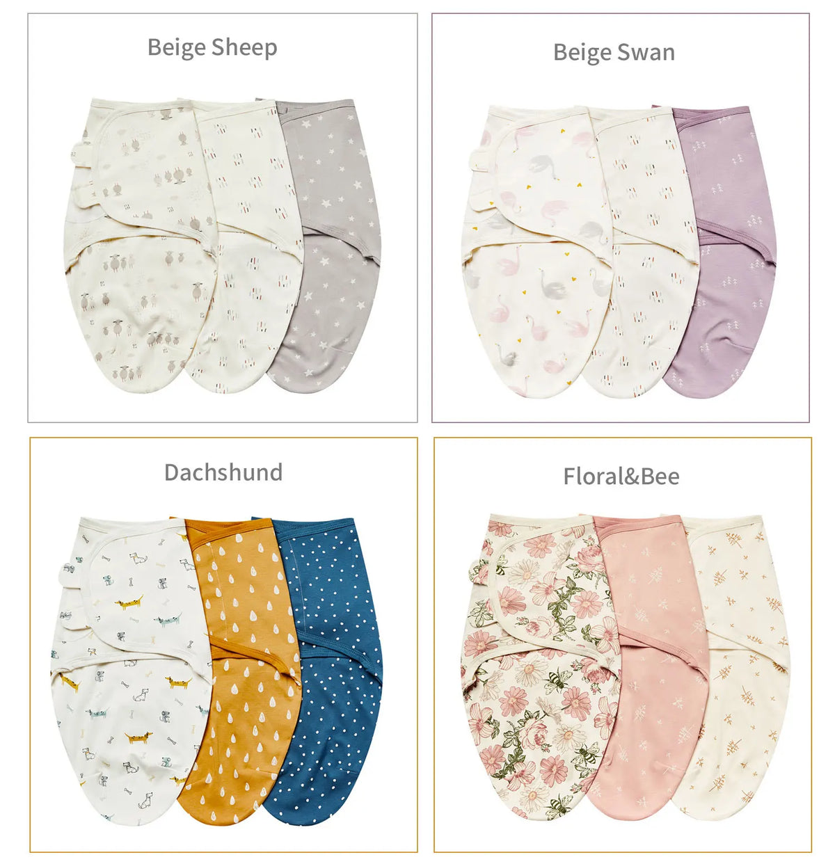 INSULAR New Baby Sleeping Bag Newborn Swaddle Envelope Cocoon Wrap Swaddle Soft 100% Cotton Sleep Blanket Baby Blankets