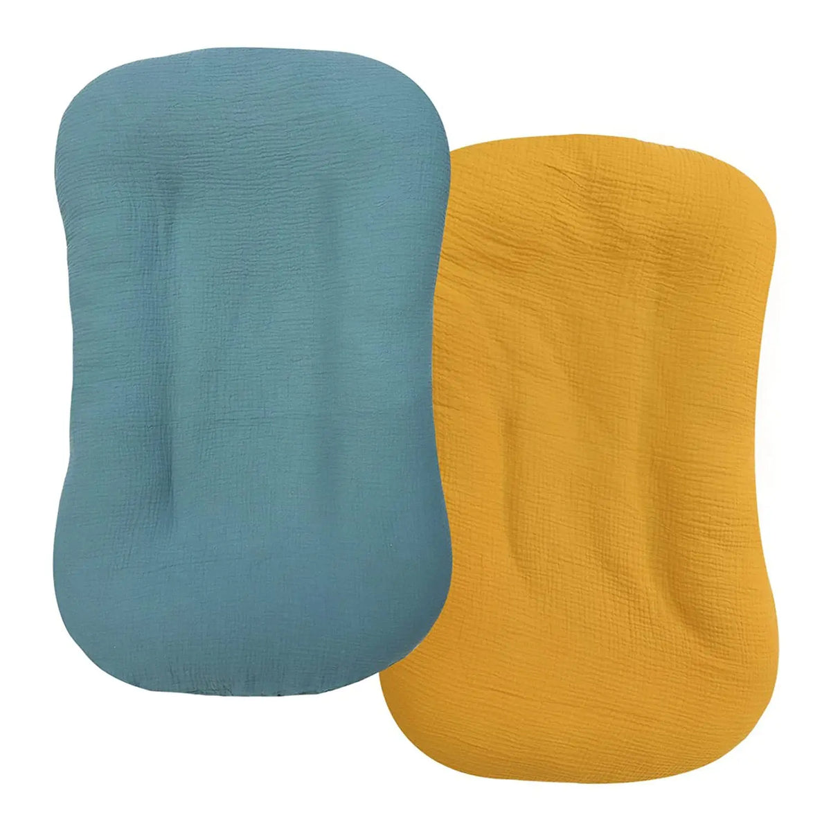 Baby Lounger Covers Muslin Soft and Breathable Slipcover for Snuggle Me Lounger Machine Washable &Zipper-Free for Safe Daily Use