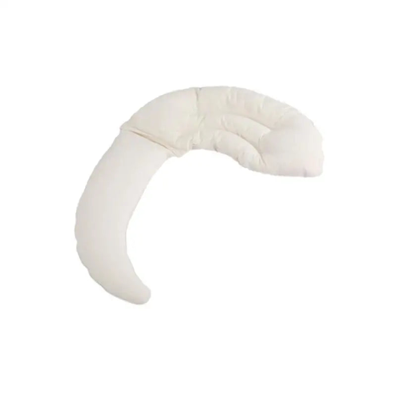 U13F Moon Shaped Baby Pillow Comfortable and Soft Infant Solid Color Pacify Pillow