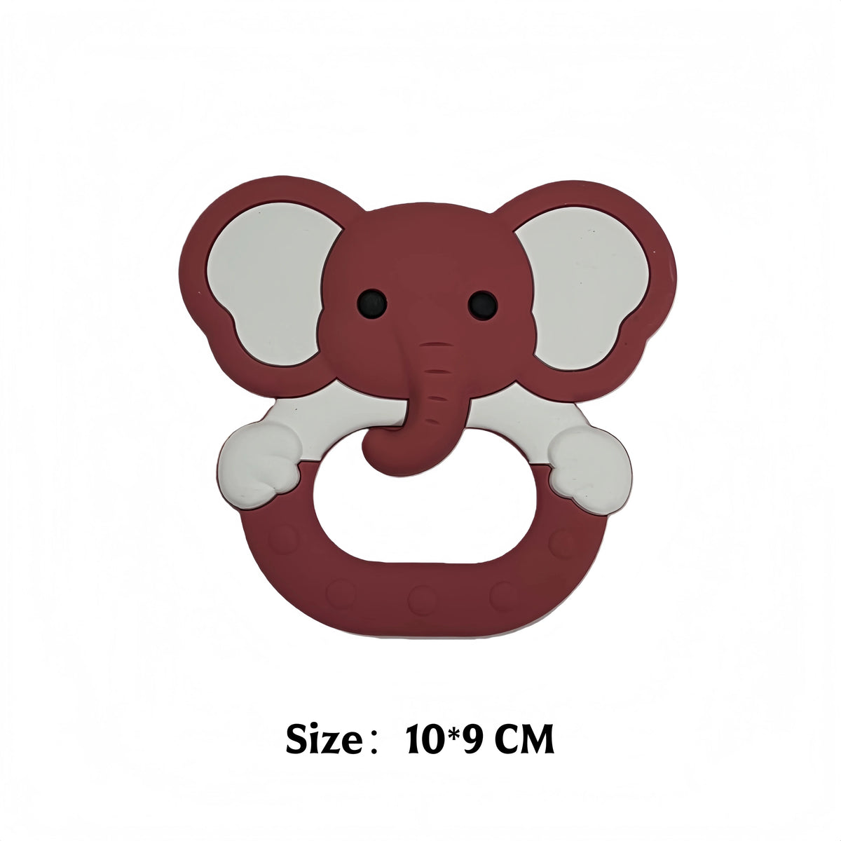 Baby Teether 0 To 6 Months BPA Free Silicone Chewing Teething Toy Pacifier Chain Making Cartoon Animal Pattern Silicone Baby Toy