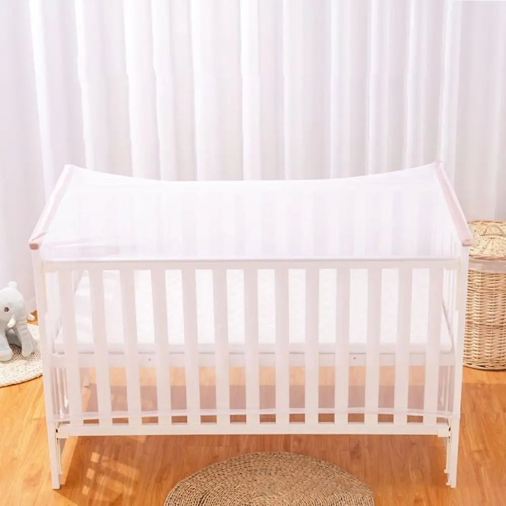 Mosquito Crib Mosquito Net Washable Foldable Baby Cot Cover Breathable Full-face Stroller Safety Tent for Holidays Travel Summer
