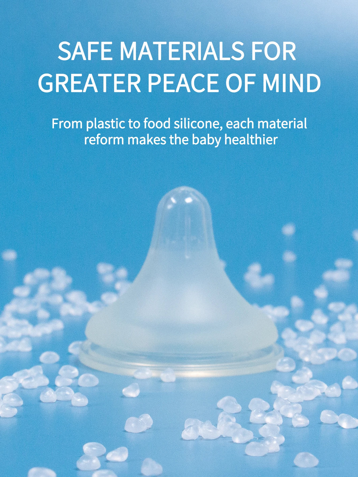 1 Pcs Baby Bottle Nipples Wide Mouth Thickening Three Dimensional Simulation Of Breast Milk 5cm Silicone Nipple Baby Items