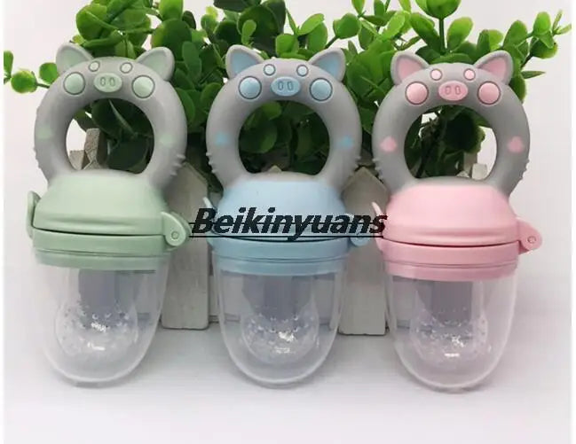 Newborn Pacifier Feeder For Baby pacifier Food Grade Silicone PP Training Nipple Milk Fresh Fruit Nibbler Teat Pacifier Bottles