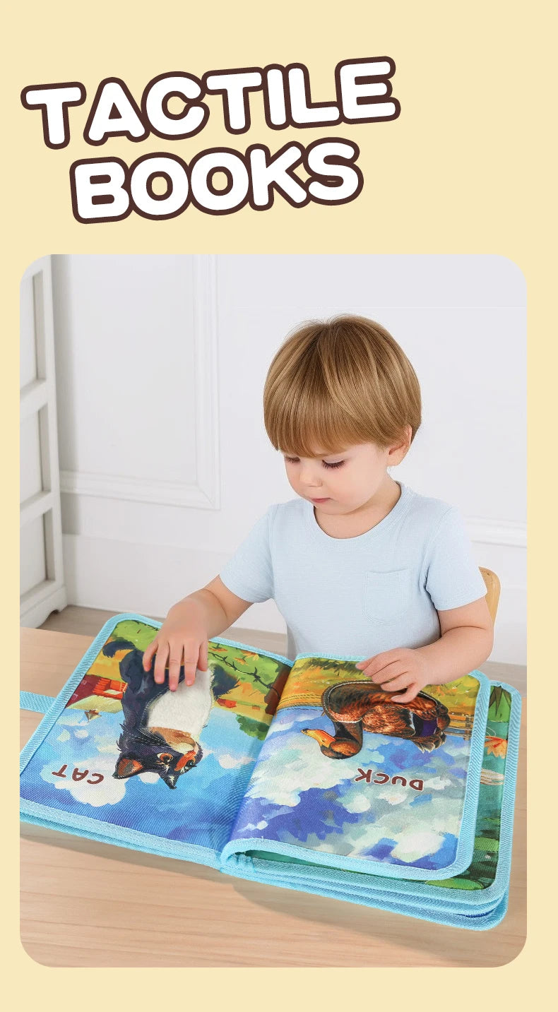 Children's Enlightenment and Early Education Cognitive Picture Books Simulated Animals Unstoppable 3D Books Touch Books Farm