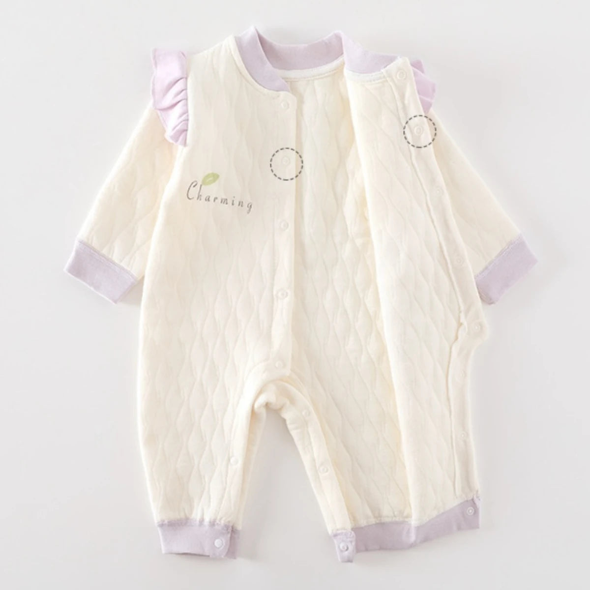 Baby Girl Cute Clothes Newborn Baby Warm Spring Autumn Outwear Jumpsuit Infant 0-18Months Soft Pure Cotton Casual Bodysuit