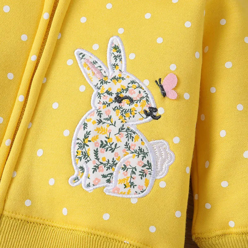 Newborn Infant Baby Girl Boy Clothes Sets Spring Autumn Cotton Long-Sleeve Hooded Coat+Romper+Trousers 3PCS Warm Kids Clothes