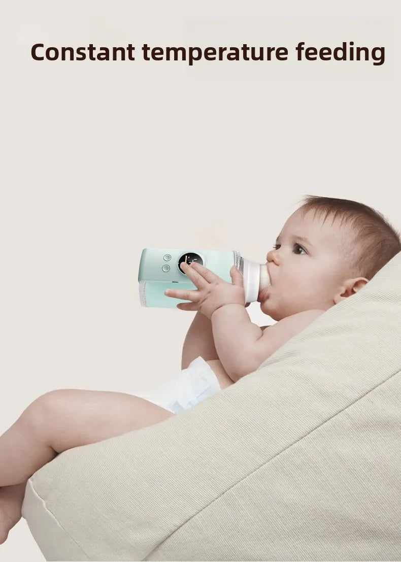 USB Baby Milk Warmer Baby Nursing Cup Heater Portable Smart Temperature Control Bottle Warmer Sleeve Outdoor Travel Accessories