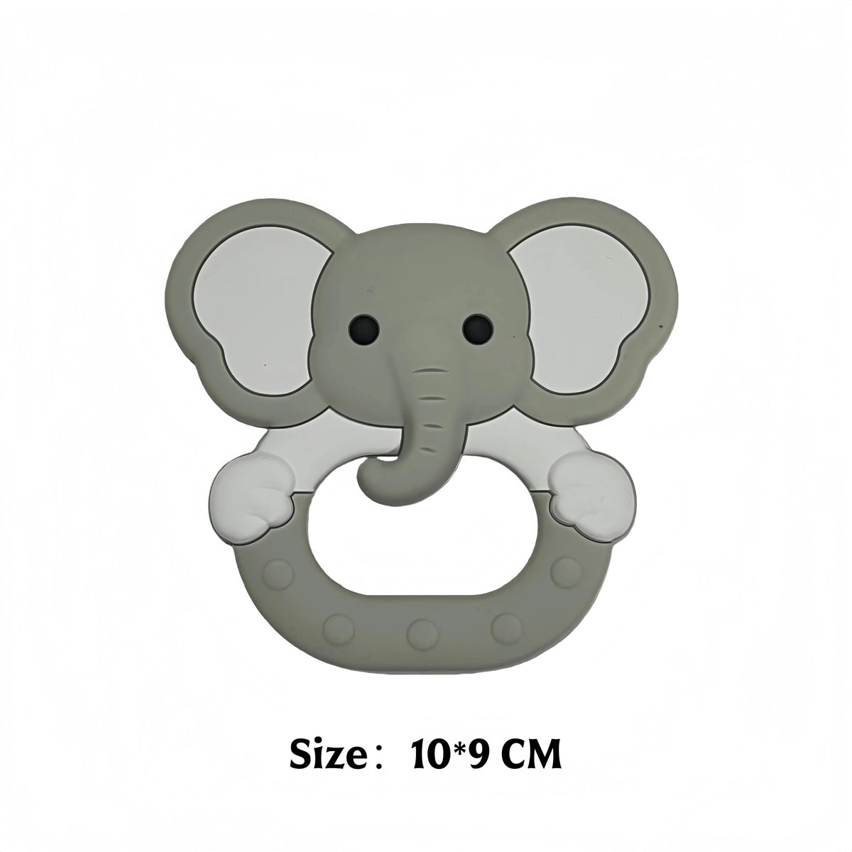 Baby Teether 0 To 6 Months BPA Free Silicone Chewing Teething Toy Pacifier Chain Making Cartoon Animal Pattern Silicone Baby Toy