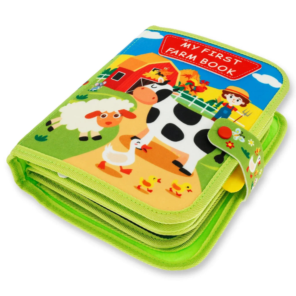 Soft Baby Felt Books Educational Sensory Toy for Toddlers Soft Activity Busy Book Felt Cloth Animals Sensory Quiet Books