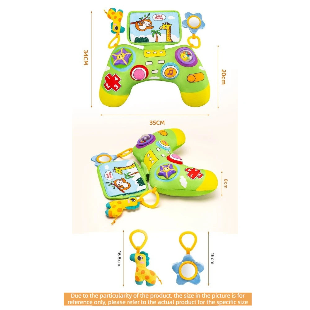 1Pc Soft U-shaped Baby Tummy Pillow, comfy head lifting training cushion, fun play mat and practical gift for newborns