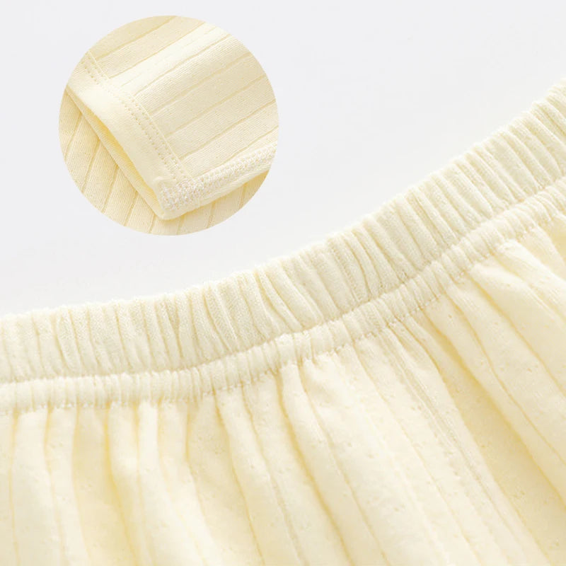 Baby Strap Clothes Multicolour Baby Long Sleeve Split Set 0-6 Months Newborn Boneless Pure Cotton Clothing