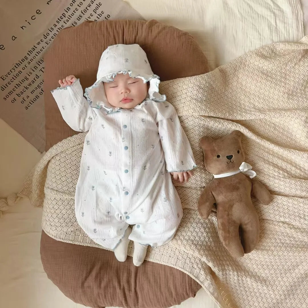 Baby Lounger Covers Muslin Soft and Breathable Slipcover for Snuggle Me Lounger Machine Washable &Zipper-Free for Safe Daily Use