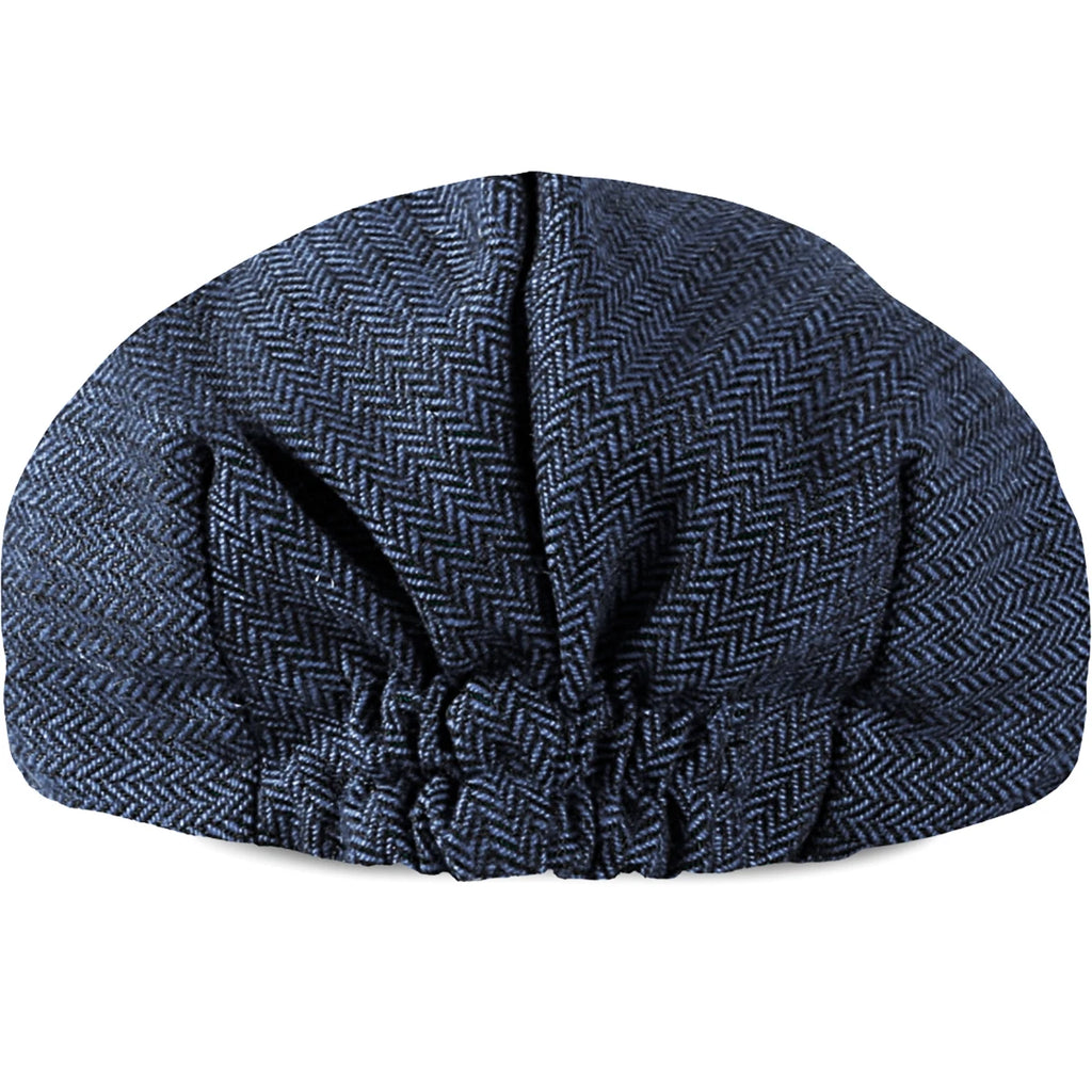 Baby Boy Hat Toddler Golf Cap Newborn Baptism Herringbone Flag Headgear Kids Gentleman Wedding Cotton Soft Lining Accessories