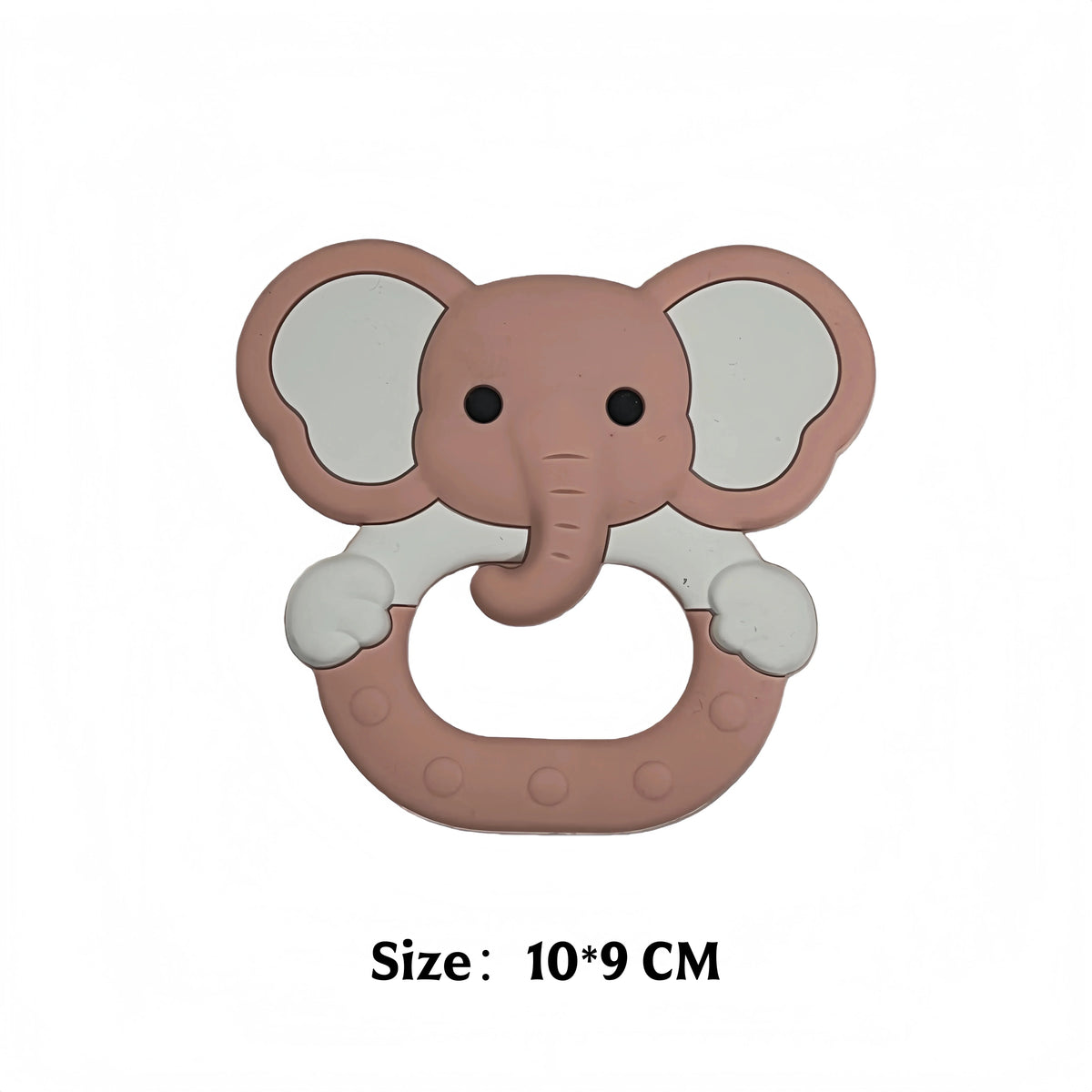 Baby Teether 0 To 6 Months BPA Free Silicone Chewing Teething Toy Pacifier Chain Making Cartoon Animal Pattern Silicone Baby Toy