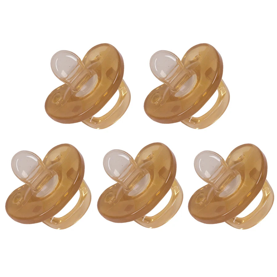 1 Pcs Baby Pacifier For Soothing Nighttime Sleep Flat Soft Breathable Design Baby Reborn Silicone For Baby Accessories Newborn