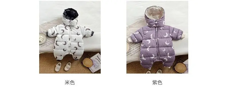2026 Newborn Baby Clothes Winter Rompers Jumpsuit Cotton Jacket Outwear Girls' Thick Warm Climbing Clothes Bodysuits One-Pieces
