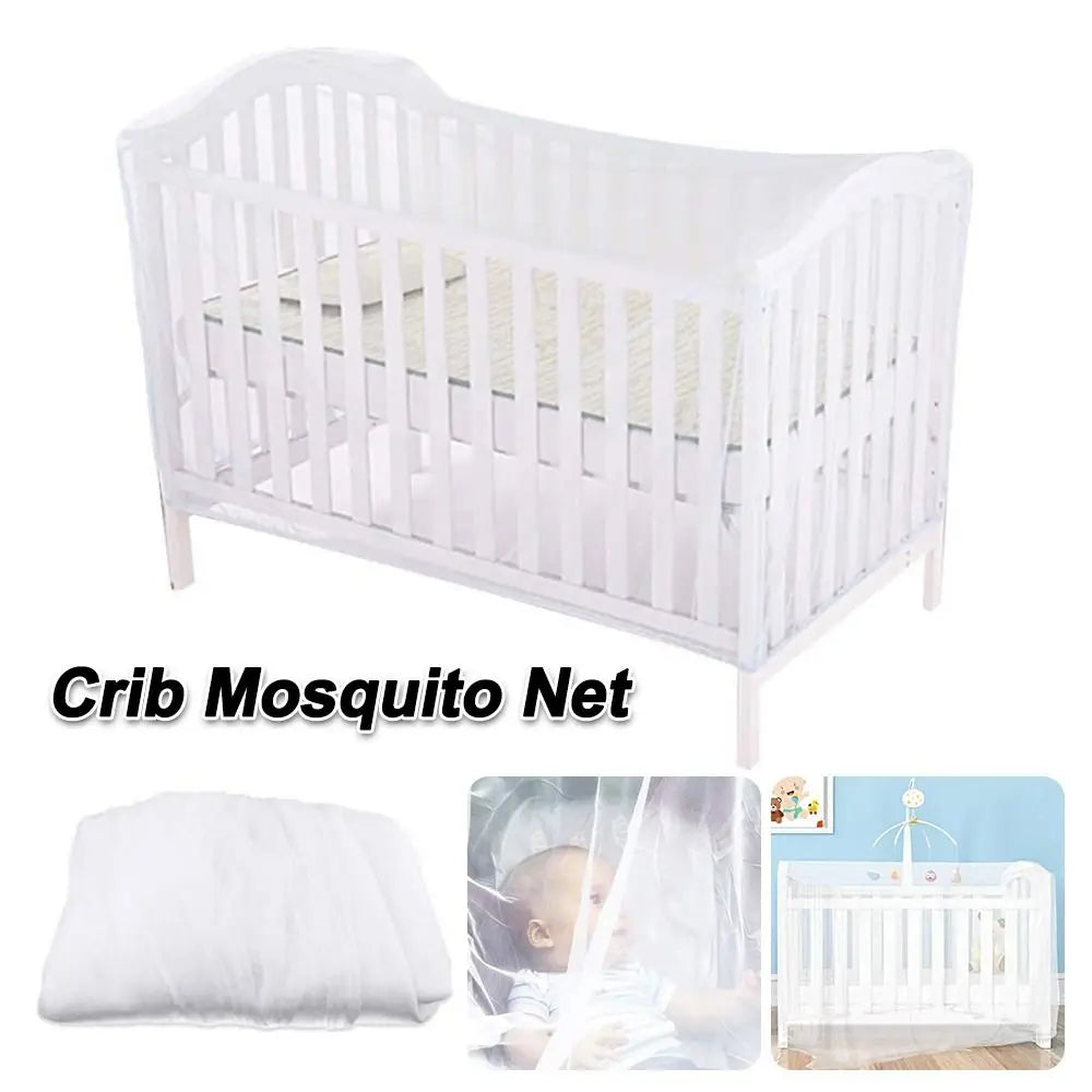 Mosquito Crib Mosquito Net Washable Foldable Baby Cot Cover Breathable Full-face Stroller Safety Tent for Holidays Travel Summer