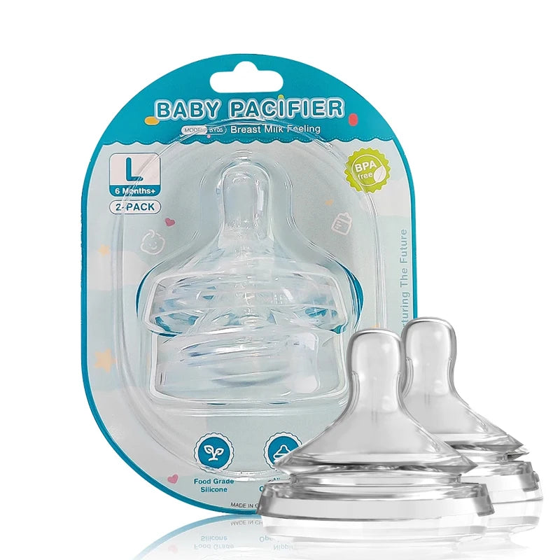 MAMIJOY Baby Pacifier 4PCS PP Round Head Cross Hole Food Grade Silicone For 0-6 Month Newborn Pacifier Baby Nipple BPAFREE BY05