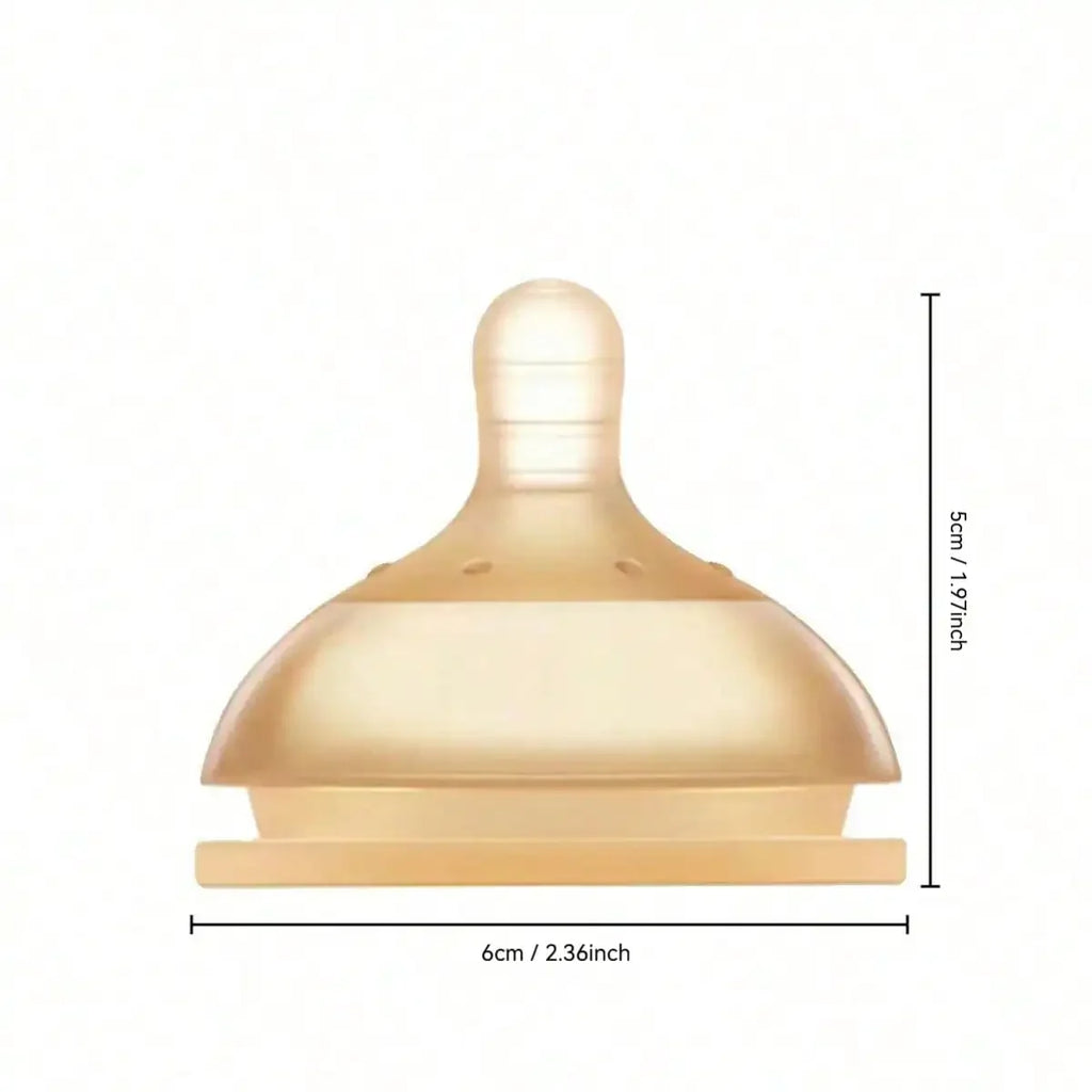 4oz,8oz High Borosilicate Glass Baby Bottle,Nipple,Wide-Neck Feeding Bottle with Bottom Air Balance Hole/Valve,Glass Milk Bottle