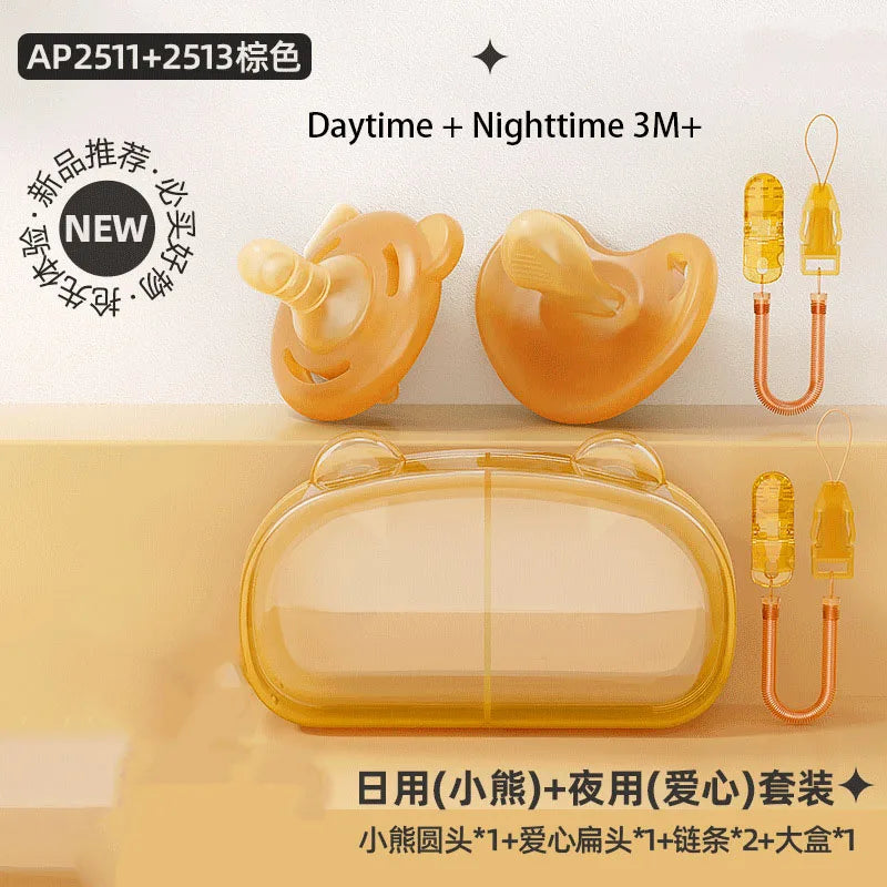 Baby pacifier/Sleep aid for babies over 3 months old/Anti bloating silicone