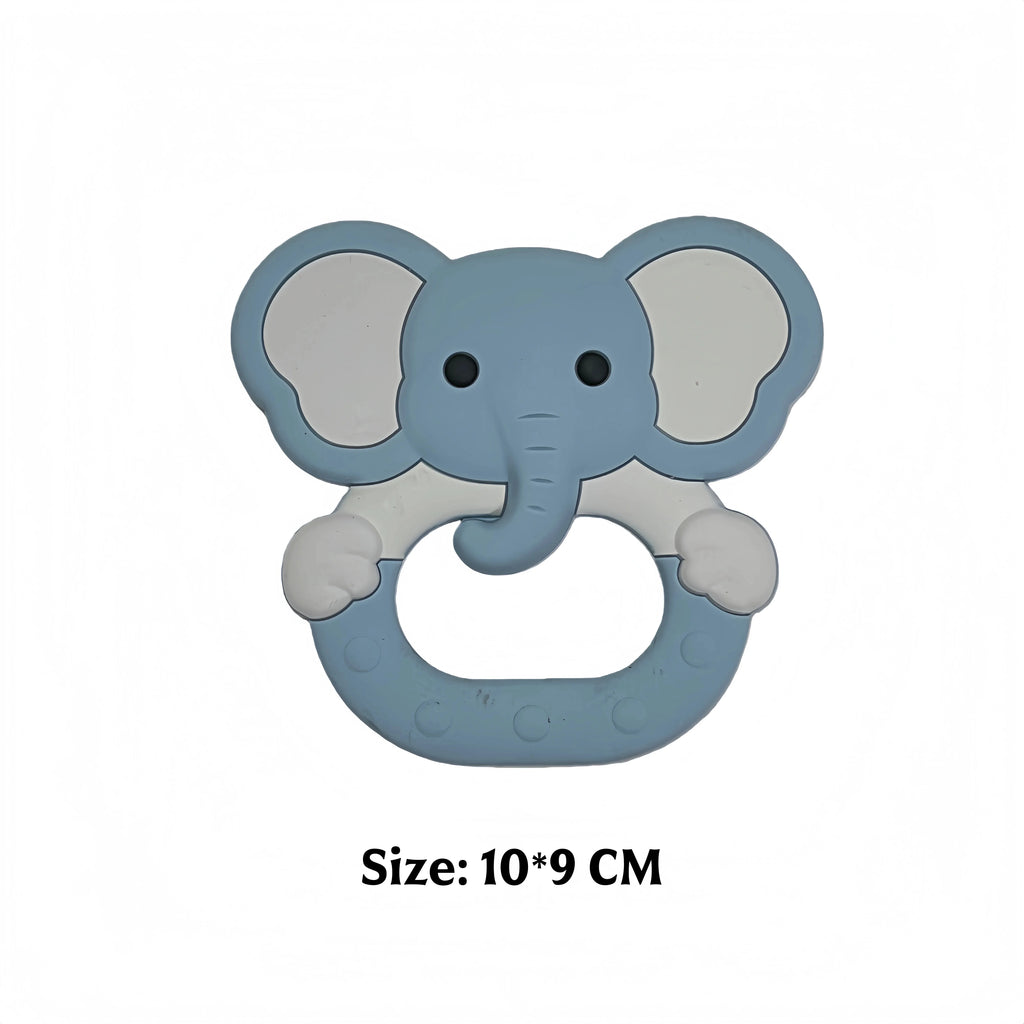 Baby Teether 0 To 6 Months BPA Free Silicone Chewing Teething Toy Pacifier Chain Making Cartoon Animal Pattern Silicone Baby Toy