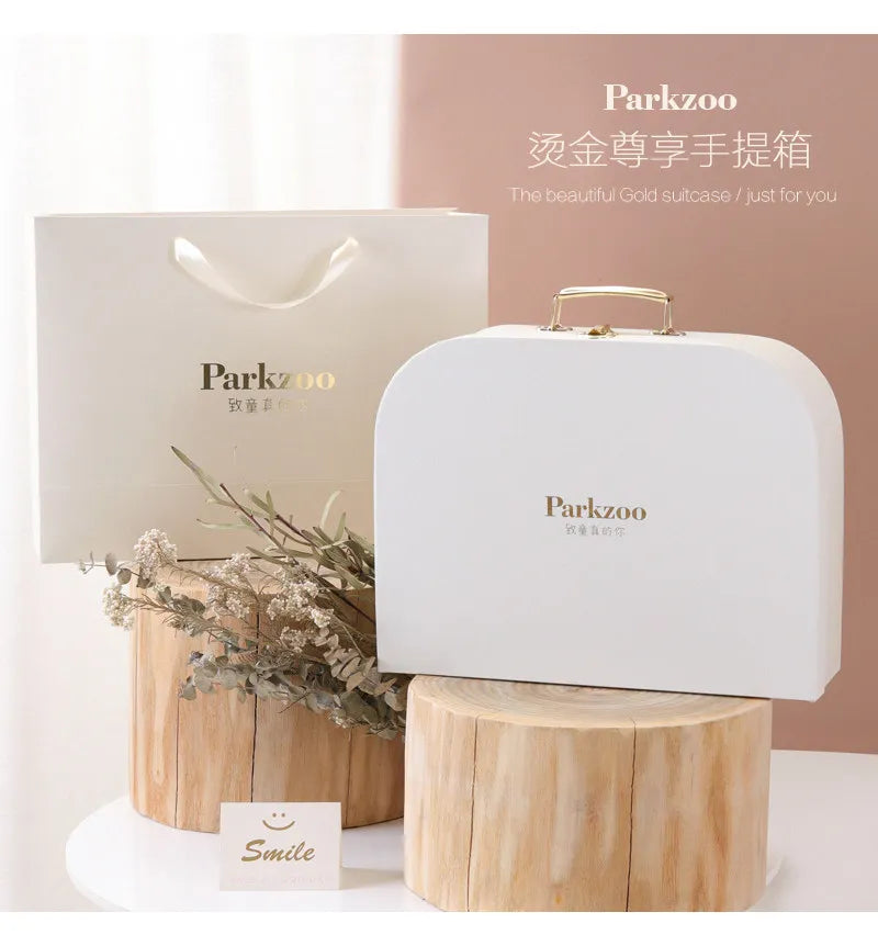 Spring and Summer Newborn Children Meet Gift Box Baby Full Moon Clothes 100 Days New Year Gift Supplies Daquan Newbaby Set