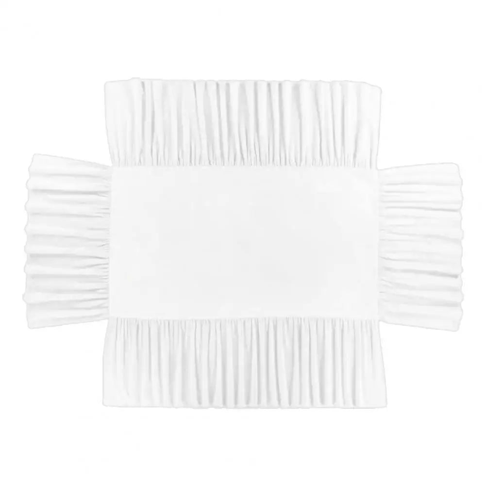 Nursery Decor Accessory Soft Elastic Baby Crib Bed Skirt for Bedroom Easy Installation Dust Cover Pleated Toddler for Boys