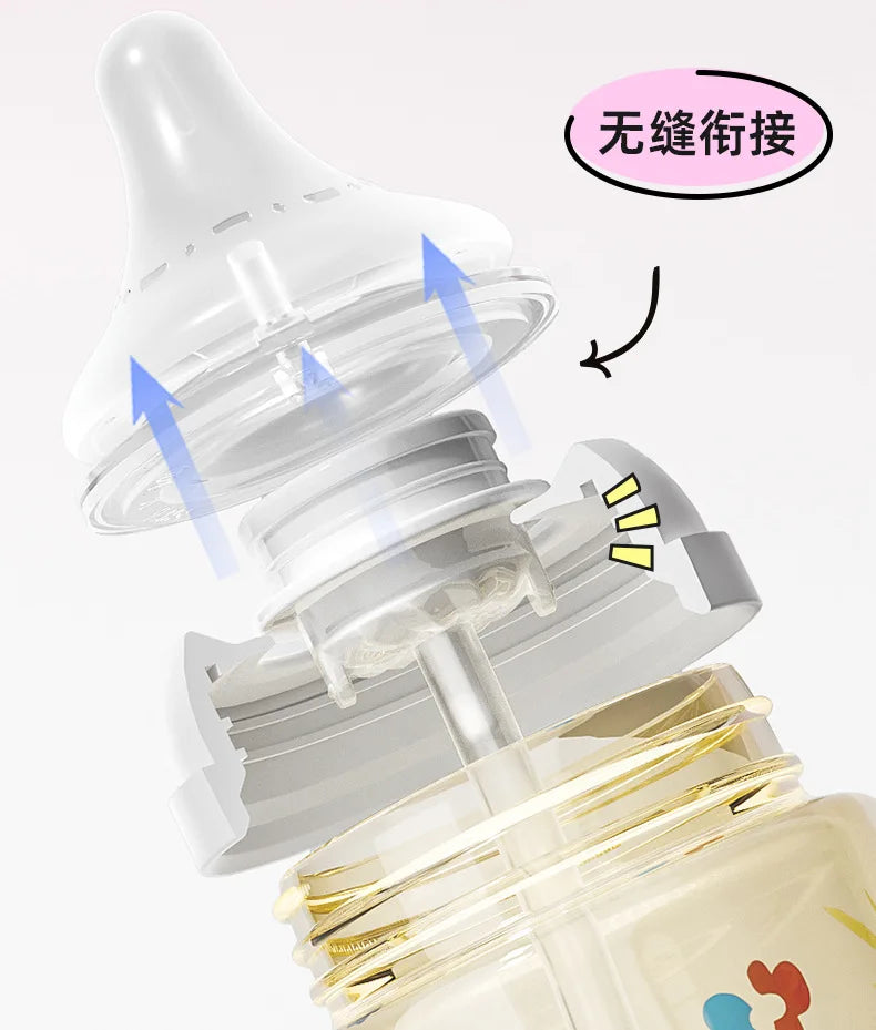 Baby nipples /for pigeon 2nd / 3rd generation bottles, silicone natural taste, wide diameter 5CM universal nipple/