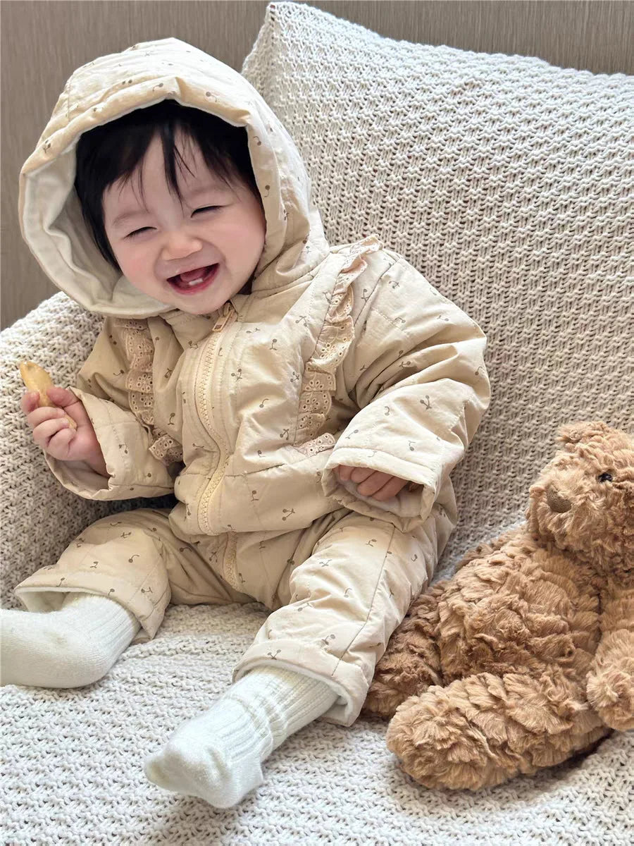 Baby Outing Clothes 2025 Autumn And Winter Children s Clothing Baby Cotton Clothes Crawling Clothes