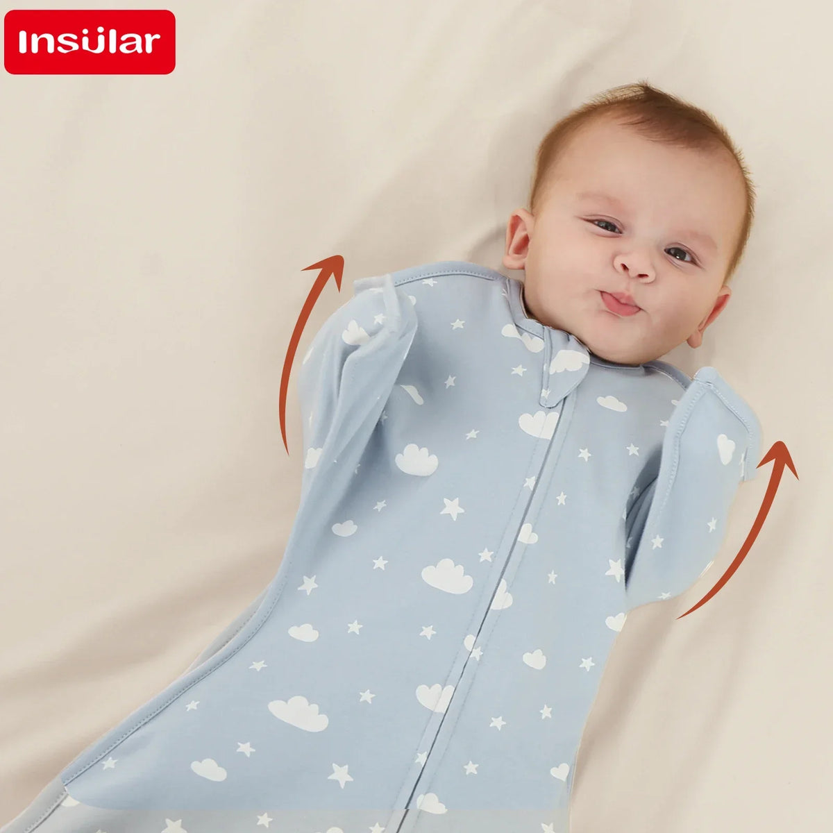 100% Cotton Soft Summer Thin Baby Sleeping Bag Newborn Swaddle Blanket Comfort Sleep Infant Wearable Blanket For 0-12 Months