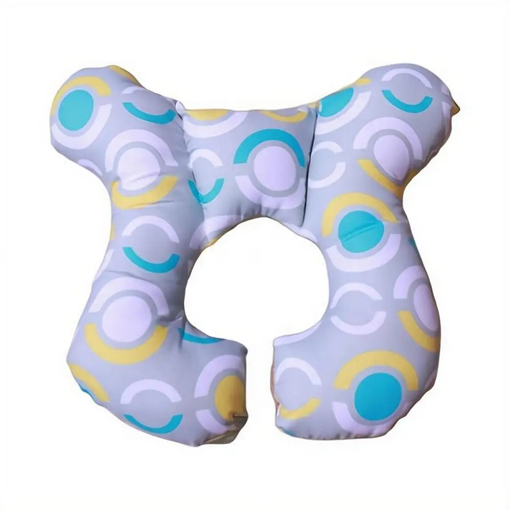 Baby U-shaped Neck Support Pillow Soft Cotton Travel Headrest for Car Seat Stroller Airplane Toddler Cushion for 0-3 Years Old