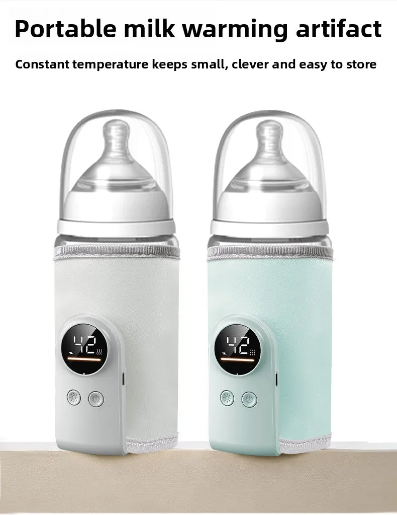 USB Baby Milk Warmer Baby Nursing Cup Heater Portable Smart Temperature Control Bottle Warmer Sleeve Outdoor Travel Accessories