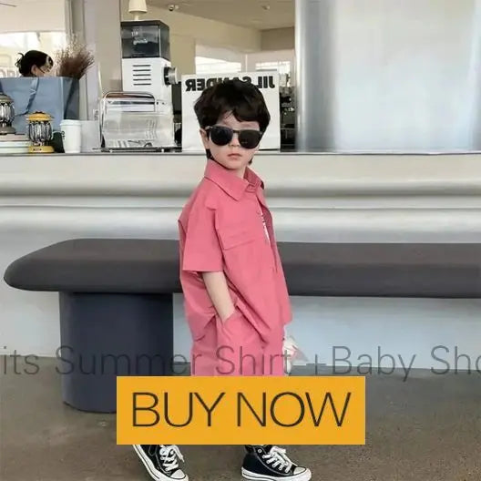 New Summer Outfits Baby Boys 9 To 12 Months Dinosaur Printed Turn-down Collar T-shirts Tops and Shorts 2PCS Infant Clothing Sets