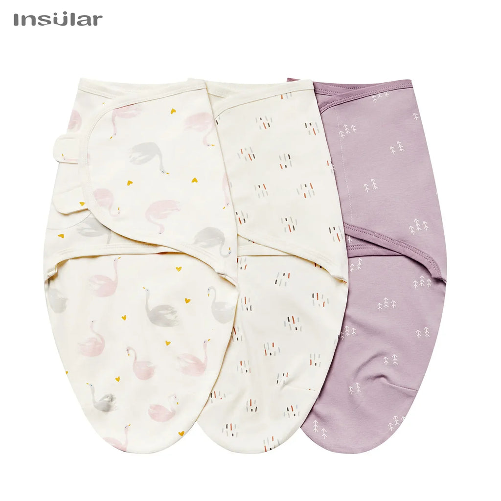 INSULAR New Baby Sleeping Bag Newborn Swaddle Envelope Cocoon Wrap Swaddle Soft 100% Cotton Sleep Blanket Baby Blankets
