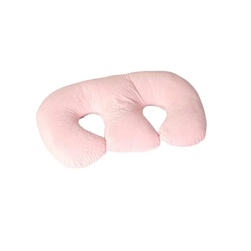 Baby Twin Pillow Multi Functional Nursing Pillow Anti Overflow Spitting Pillows Cushion for Newborns Feeding Bed Baby Nest