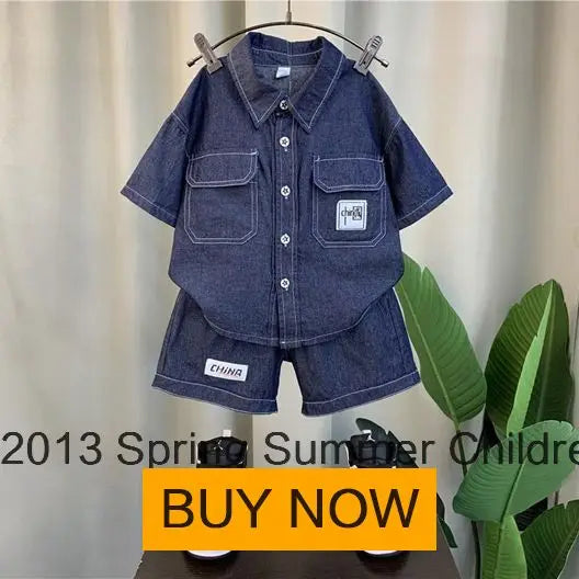 New Summer Outfits Baby Boys 9 To 12 Months Dinosaur Printed Turn-down Collar T-shirts Tops and Shorts 2PCS Infant Clothing Sets