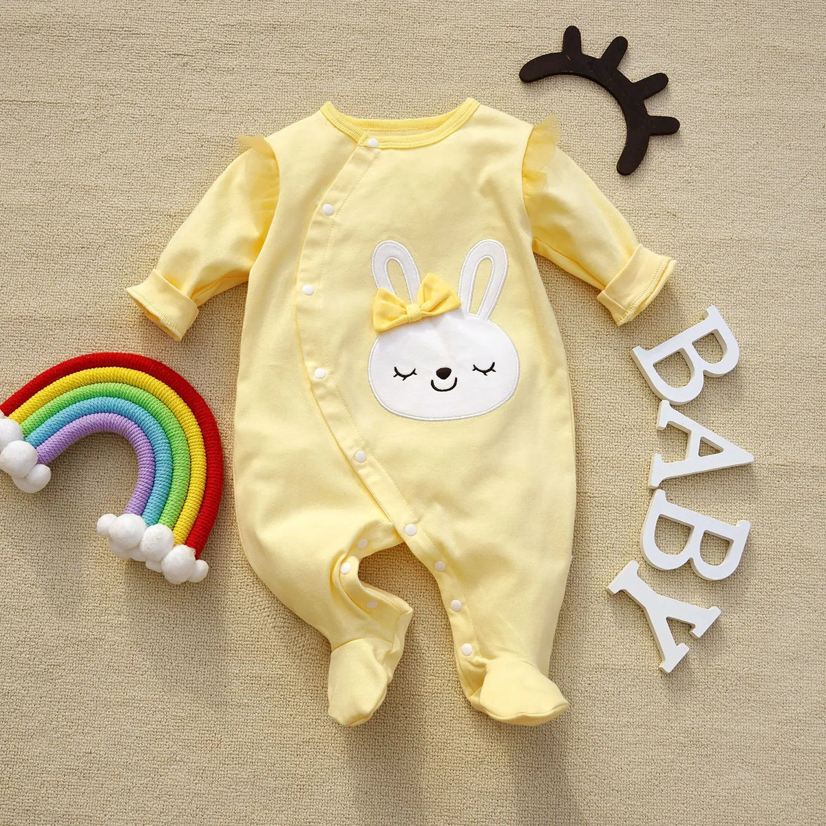 Newborn Baby Clothes Spring Baby Romper Princess style girls Sleepsuit Girl Sleepwear One-pieces Jumpsuit Baby Clothing Jumpsuit